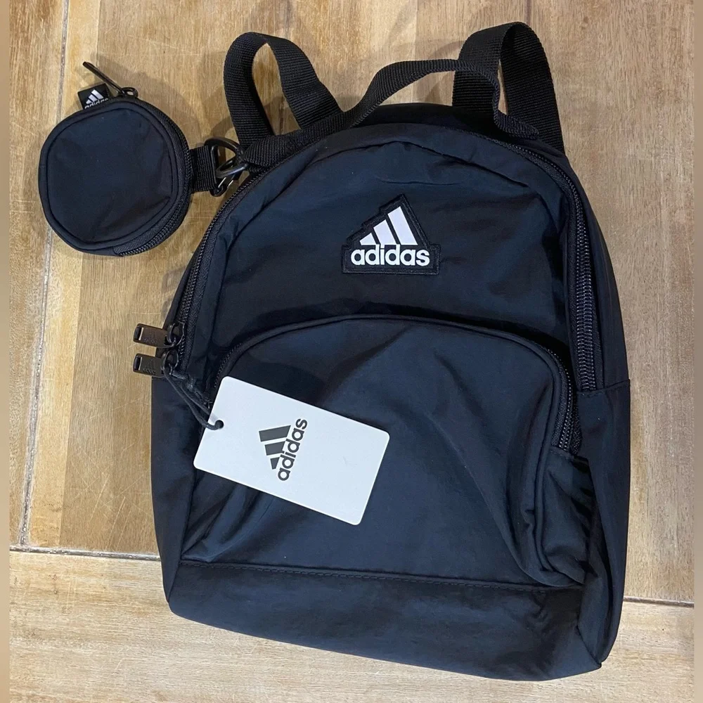 ADIDAS MUST HAVE MINI BACKPACK (Black/White) - Picture 3 of 10